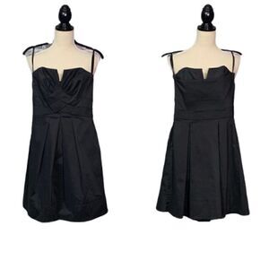 WHITE HOUSE BLACK MARKET Black Strapless Dress 0